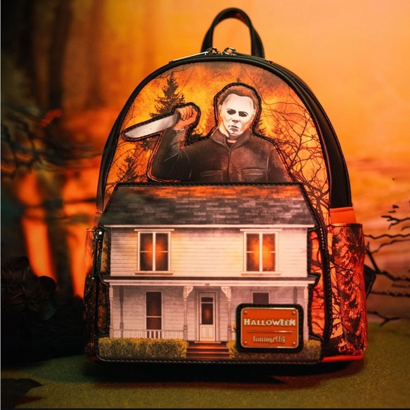 Loungefly Michael Myers The Boogeyman House Mini Backpack Limited Edition NWT SO - Picture 2 of 6